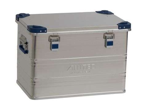 Aluminiumbox Industry, mit Stapelecken, 73 Liter Volumen